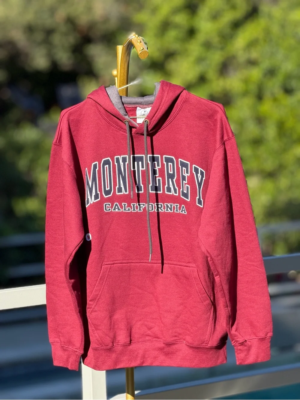 Red Monterey California Crewneck Hoodie - Men's